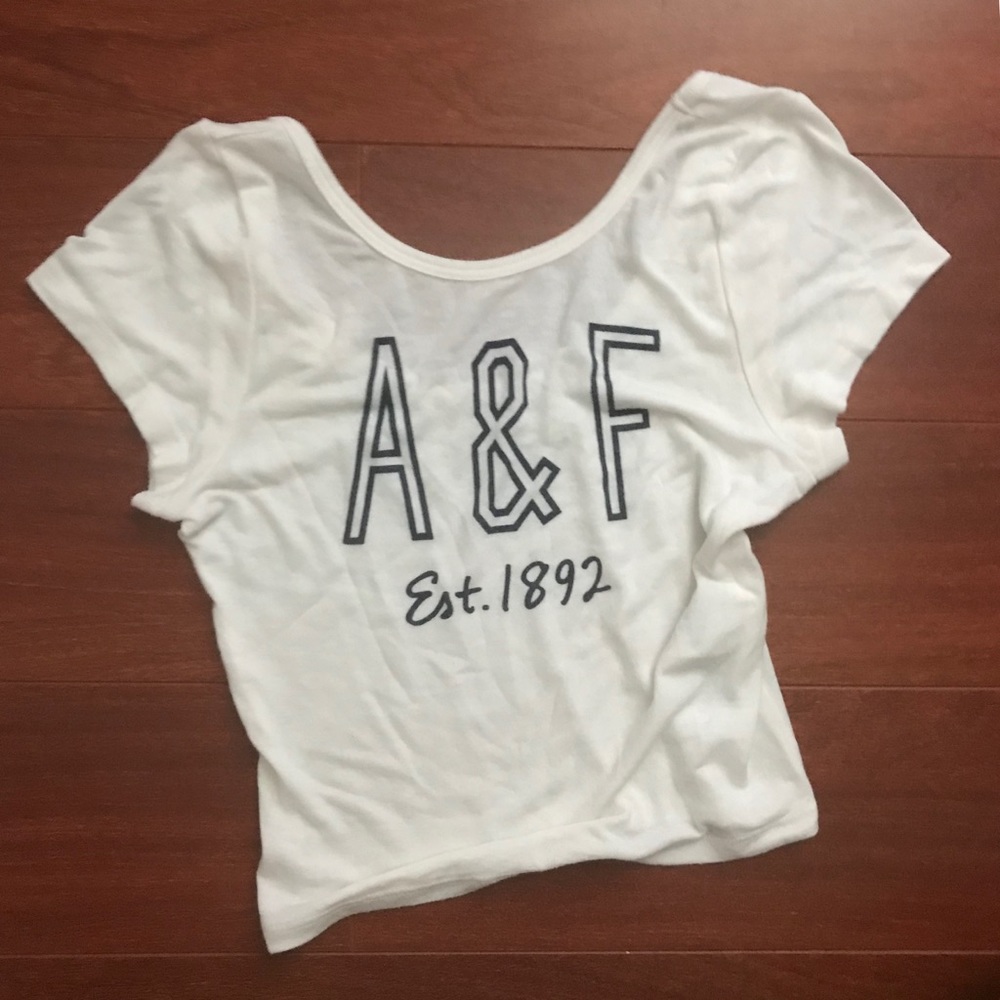 ❤️vintage Abercrombie & fitch scoop neck soft crop top